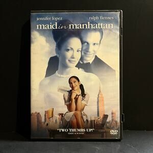 Maid in Manhattan (DVD, 2003) Jennifer Lopez, Ralph Fiennes – Romantic Comedy